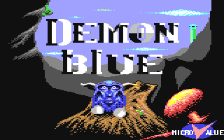 Demon Blue Title Screen